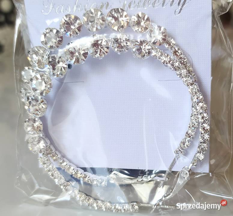 Kolczyki koła z cyrkoniami