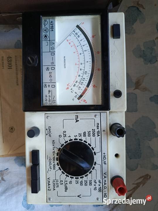 Miernik Multimetr Analogowy 43101 ZSRR CCCP Narzędzia warsztatowe podkarpackie