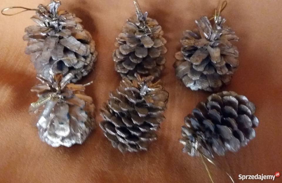Ozdoby na choinkę szyszki Łódź