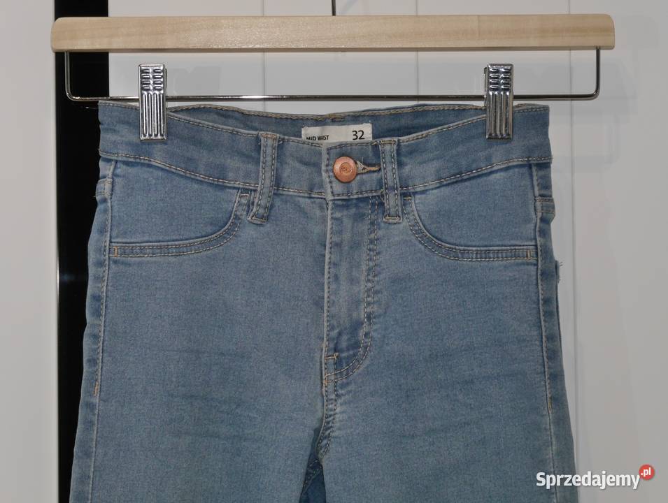 Sinsay świetne spodnie skinny nowe 32 XXS Bez wzoru Wrocław