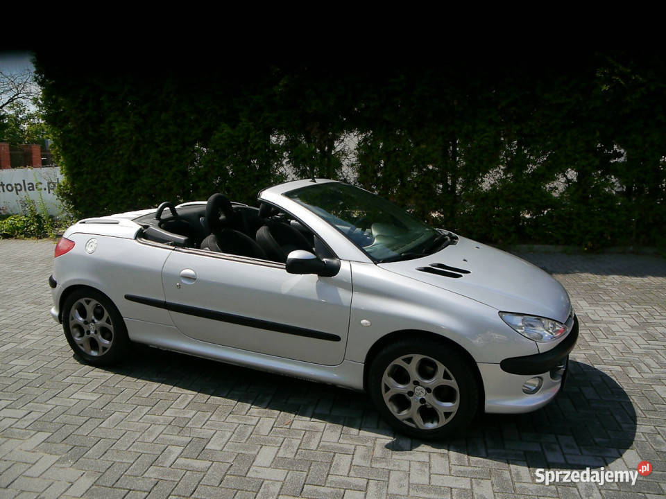 Peugeot 206 CC Cabrio 16b Stan b bez rdzy i manualna Częstochowa