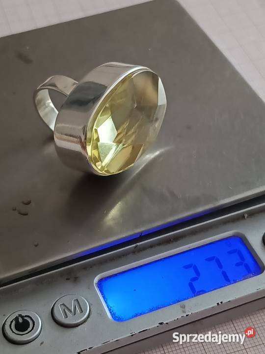 Pierścionek Bursztyn Super