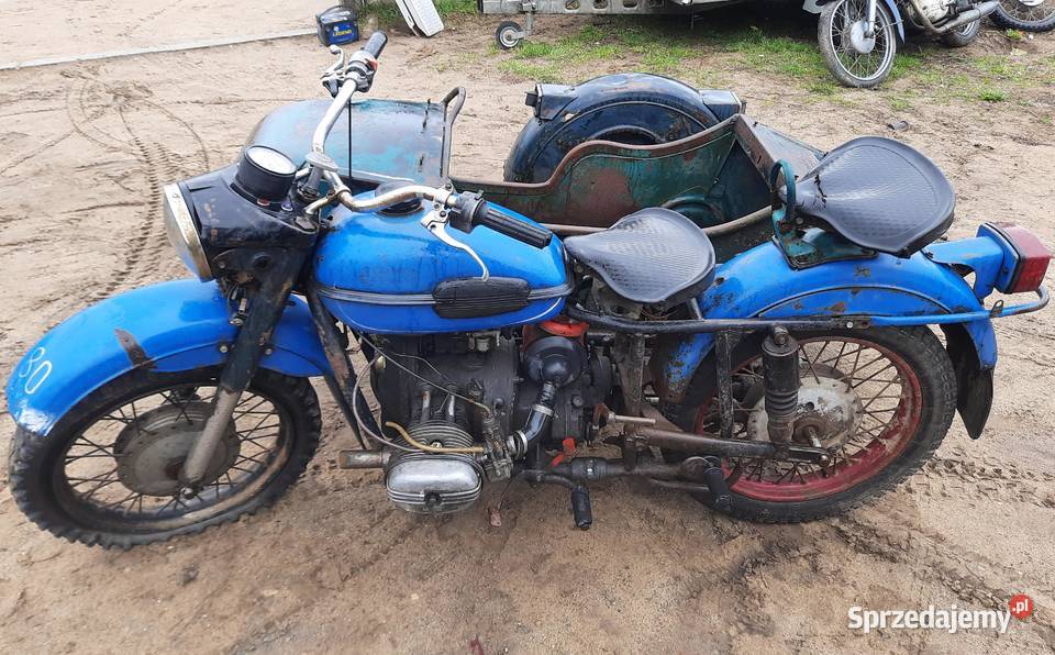80 URAL IMZ8 1987 z wózkiem bocznym WYSYŁKA Motocykle, skutery, quady Ostrołęka