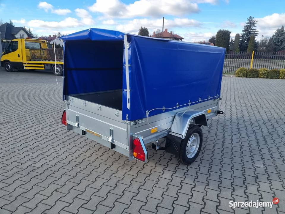 Przyczepka towarowa 220x130x110 z plandeka mazowieckie Lesznowola