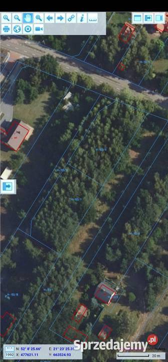 Lipowo gm Wiązowna działka 1415 m2 mazowieckie