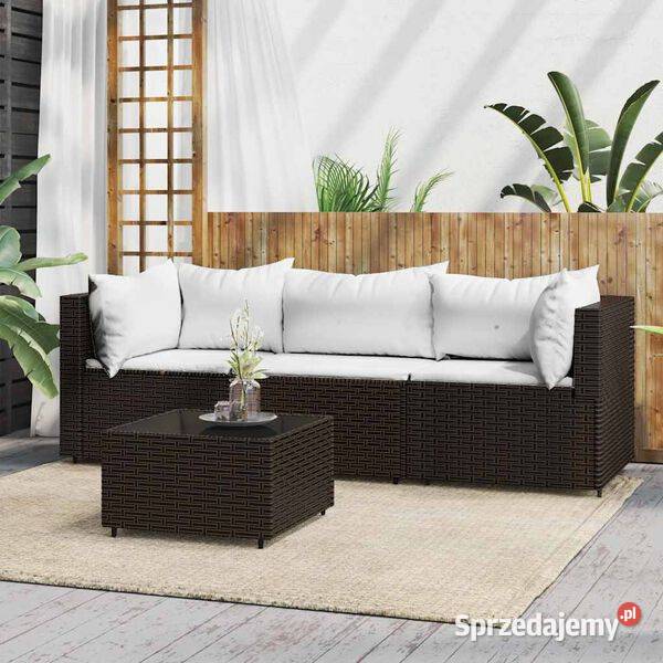 vidaXL 4cz zestaw wypoczynkowy do ogrodu Warszawa