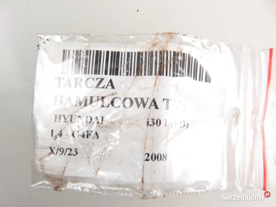 2x TARCZA HAMULCOWA TYŁ HYUNDAI i30 I 14 sprzedam