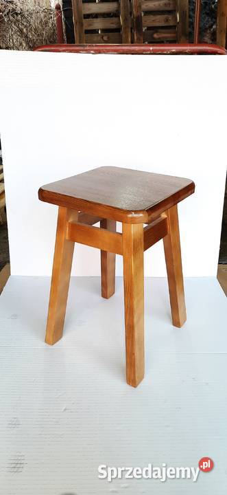 Nowy drewniany solidny taboret kuchenny taborety 30cm Sosnowiec