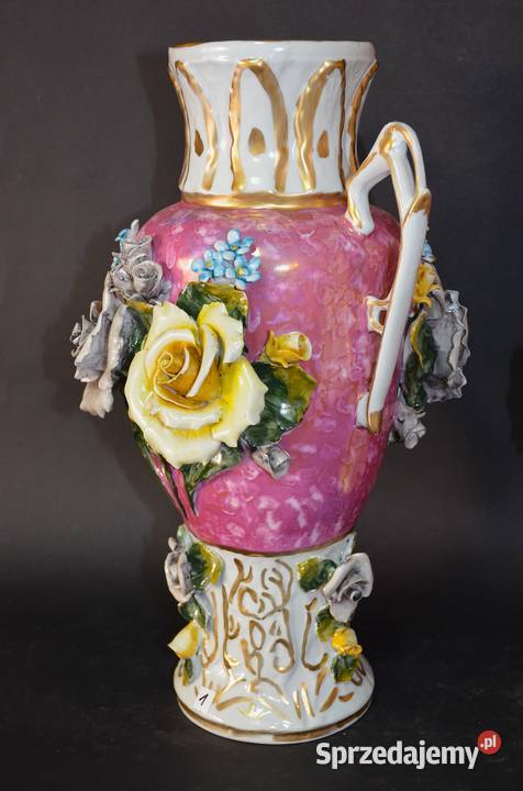 Porcelana Roceram Wazon waza Lalea do kolekcji wielkopolskie