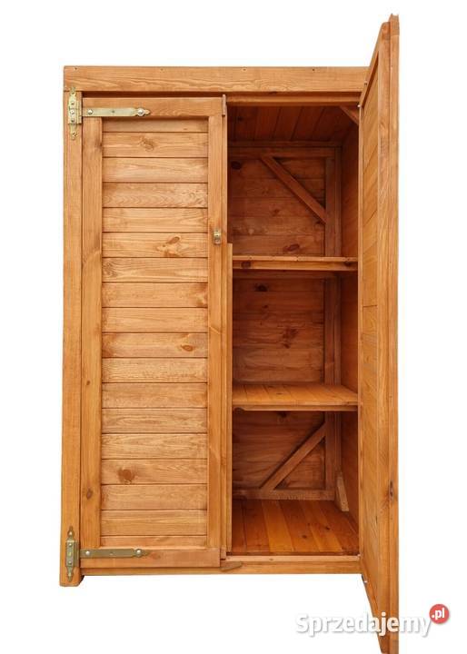 Szafa ogrodowa skrzynia schowek na narzędzia drewno śląskie Kalety