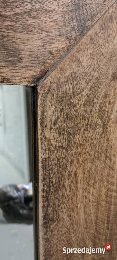 Lustro w starej drewnianej ramie inny kolor Warszawa