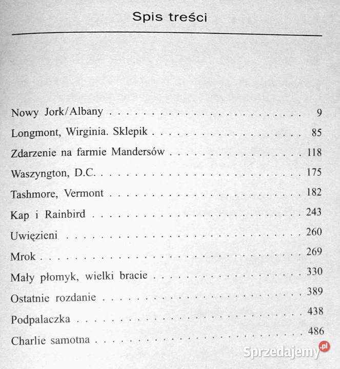 Podpalaczka Stephen King Chełm