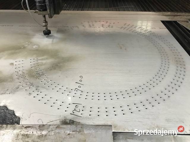 Cięcie wodą do 200mm grubościpłytki stal itp współpraca
