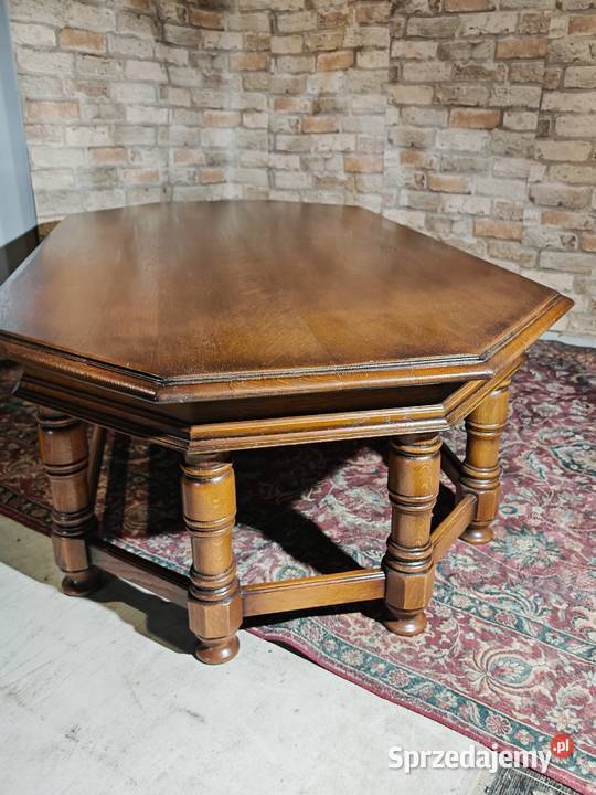 Porządną drewniana ława stolik do salonu