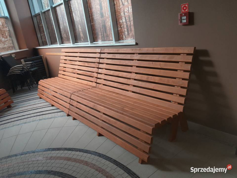 Leżak drewniany Leżaki drewniane duży i masywny Pozostałe świętokrzyskie Wąchock