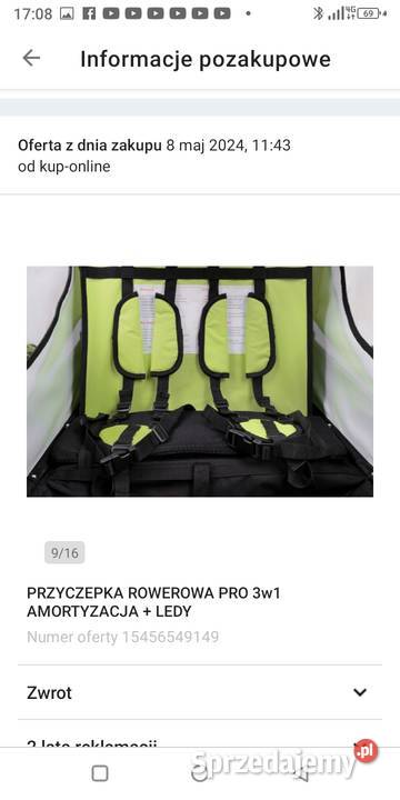 Przyczepka rowerowa 3w1 nowa Pozostałe Jędrzejów