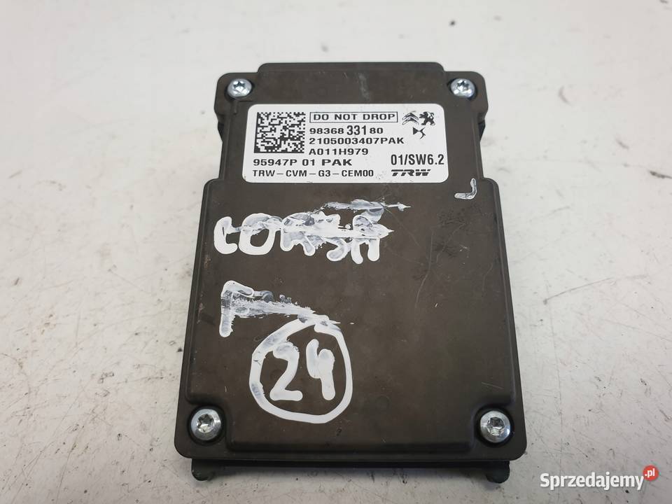 Opel Corsa F KAMERA RADAR PRZÓD 9836833180 Rudka