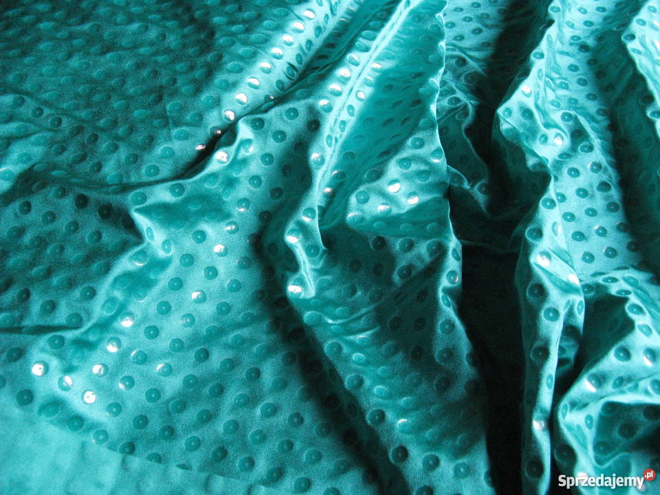 Tkanina bistorowa cekiny śląskie Sosnowiec