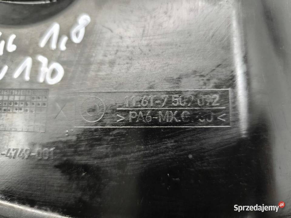 OSŁONA POKRYWA SILNIKA BMW E46 18B 7509092 wielkopolskie