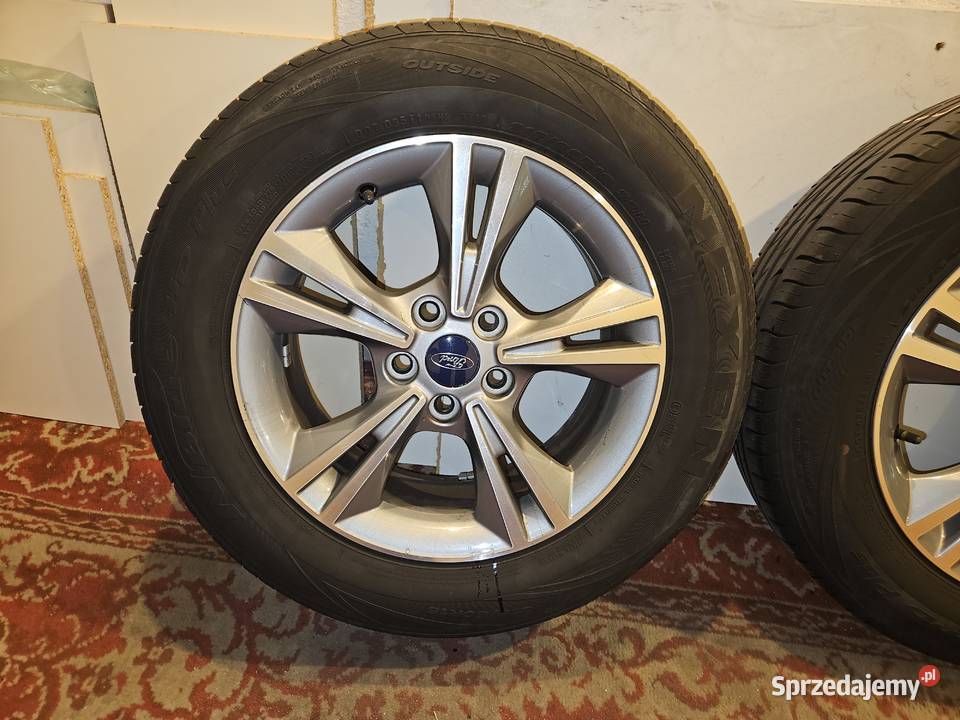 Oryginalne Felgi Ford 16 5x108 z oponami letnimi wielkopolskie Rawicz