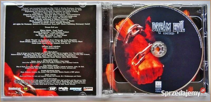 Dream Evil United 2 X CD małopolskie Krynica-Zdrój