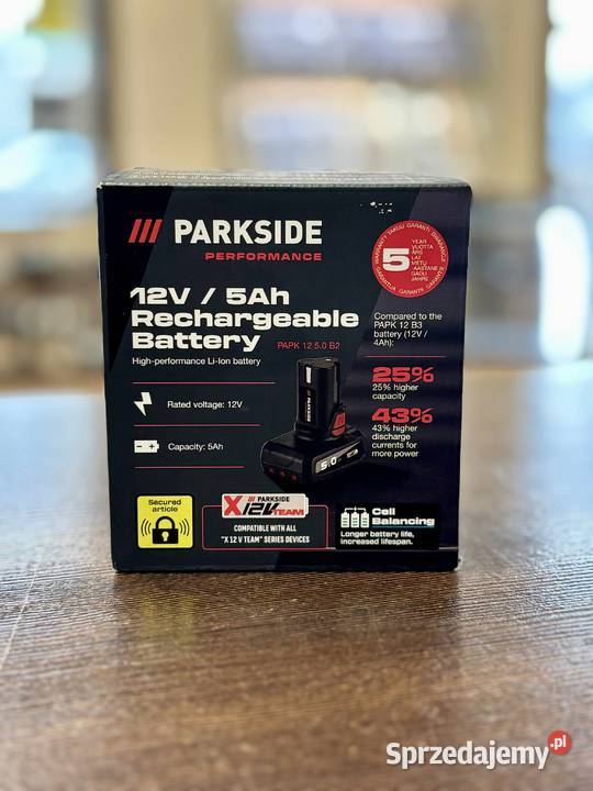 Bateria PARKSIDE Akumulator seria Performance Elbląg sprzedam