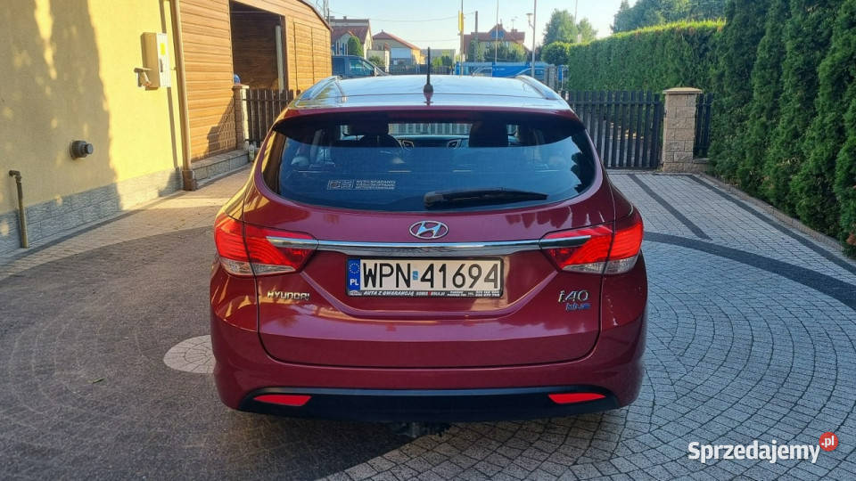 Hyundai i40 17D Super Stan LED 115 GWARANCJA 239000km mazowieckie Płońsk