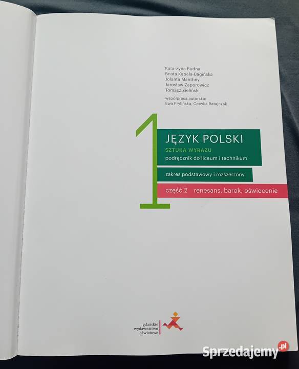 Język polski 1 Sztuka wyrazu Cz2 renesans barok Koźminek