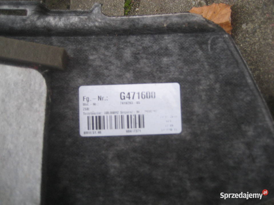 bmw 5 g30 1722r półka tył pod roletę Rakoniewice