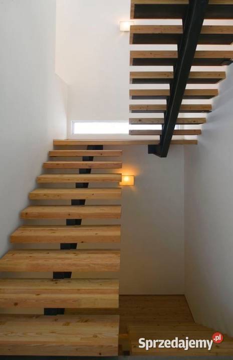 Schody Jednobelkowe jednowangowe produkcja Ostrów Wielkopolski