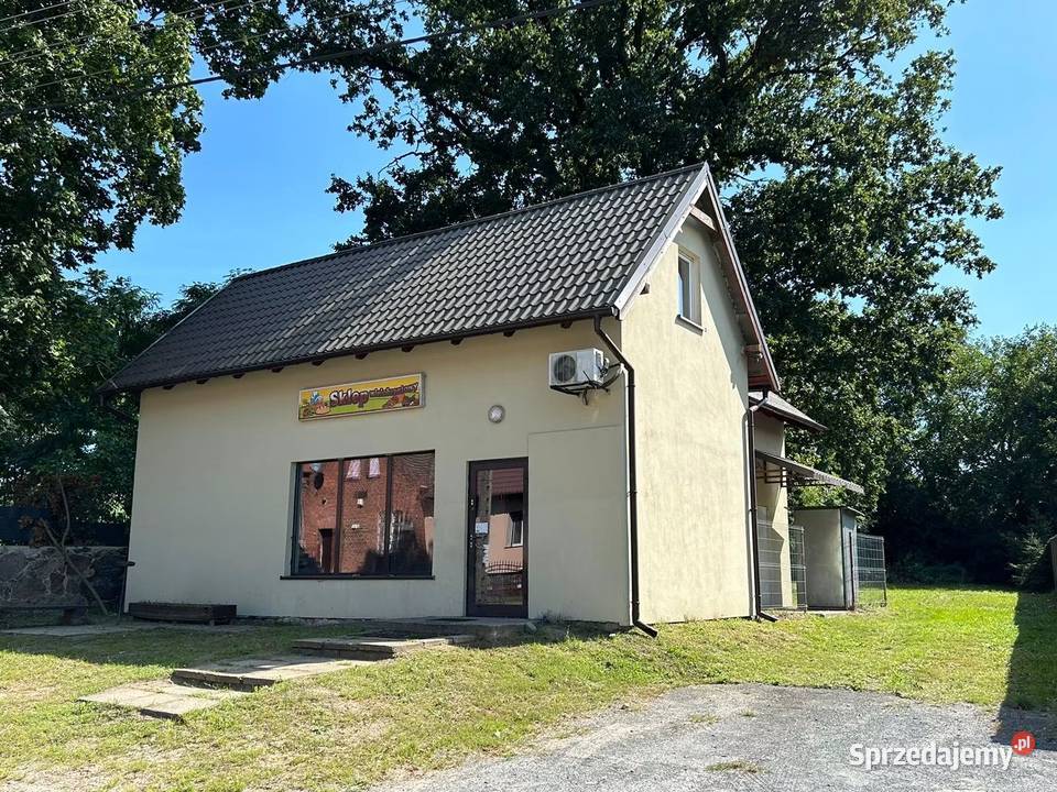 Dawny sklep z możliwością przebudowy na przestronny dom – cicha lokalizacja