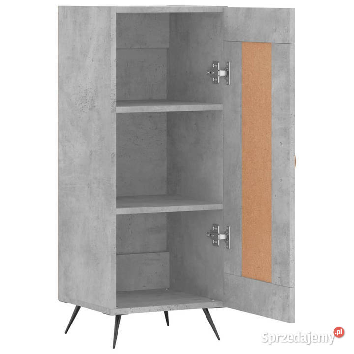 Szafka szarość betonu 345x34x90 materiał Warszawa