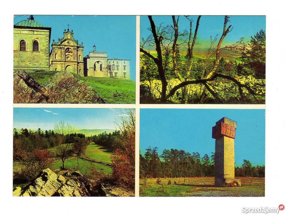 GÓRY ŚWIĘTOKRZYSKIE POCZTÓWKA WIELOWIDOKOWA Krynki