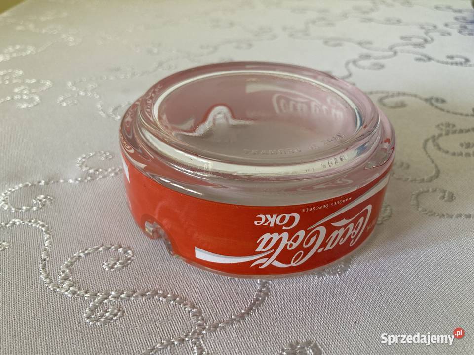 Popielniczka Ozdobna i Dekoracyjna Coca Cola Porcelana i szkło Czerwionka-Leszczyny