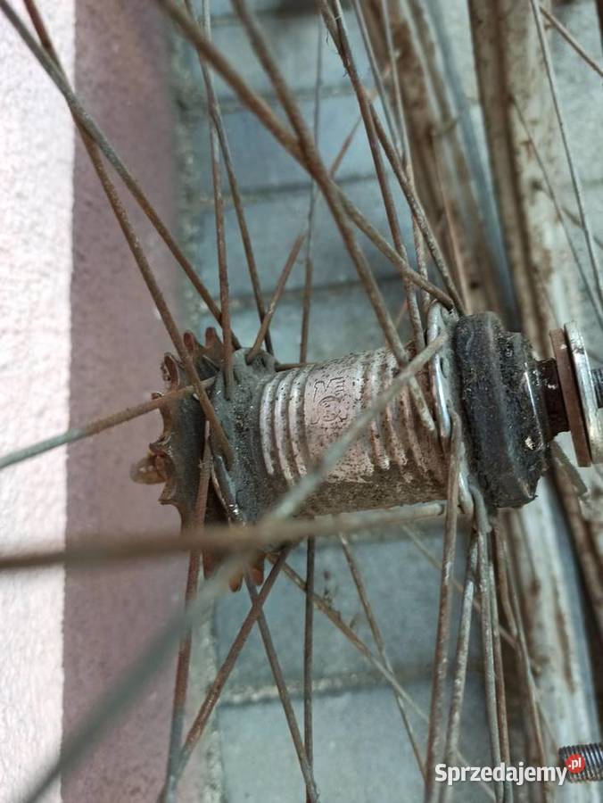 Kola felgi starych rowerów Renak ZZR Łucznik PRL Ostrów Wielkopolski