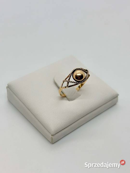 Złoty Pierścionek pr 585 085g Rozmiar 11 Elbląg