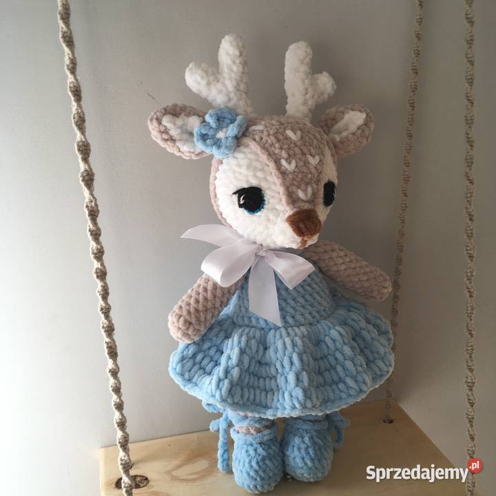 Jelonek na szydełku handmade śląskie Ruda Śląska sprzedam