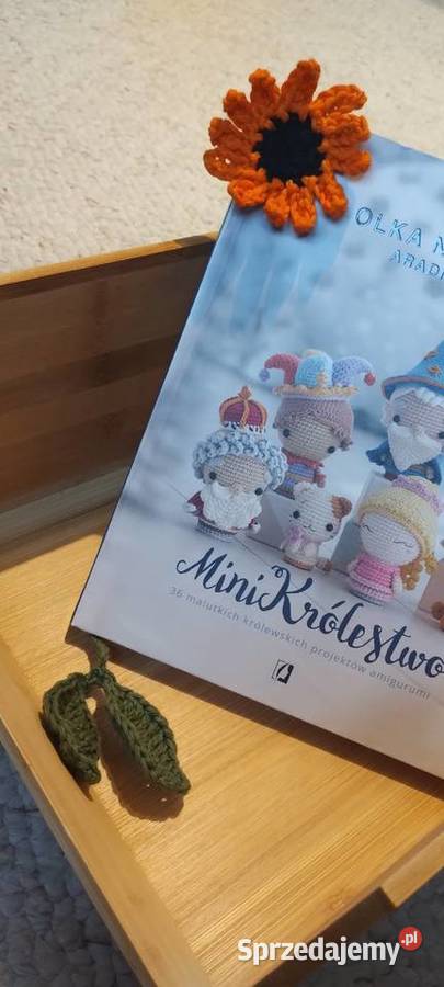 Zakładka do książki ręcznie robiona na szydełku Rękodzieło