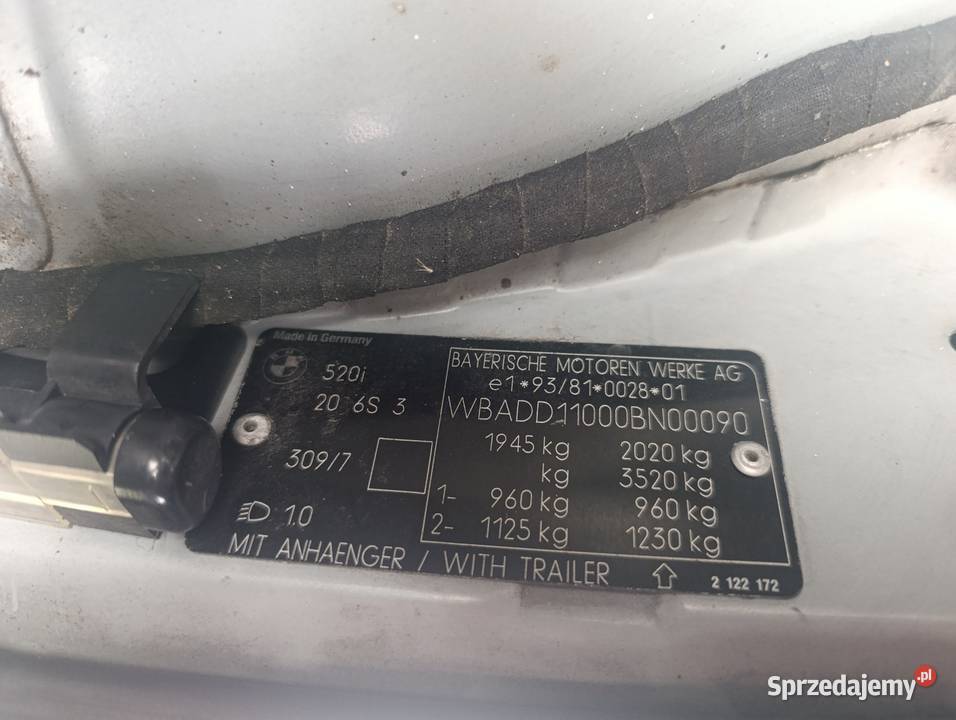 BMW 5 E39 25 świętokrzyskie Końskie