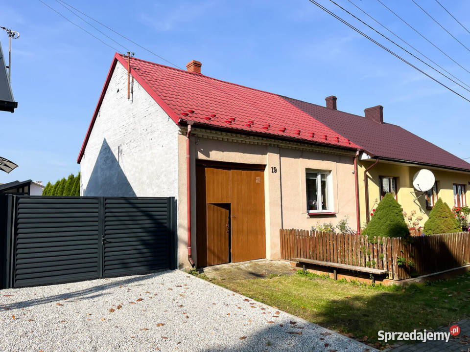 Dom parterowy 42m2 działka 800m2 Gliniany sprzedam