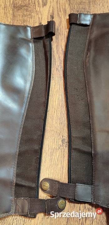 Czapsy oficerkowe z gumami Equi Comfort XS skóra Pozostałe