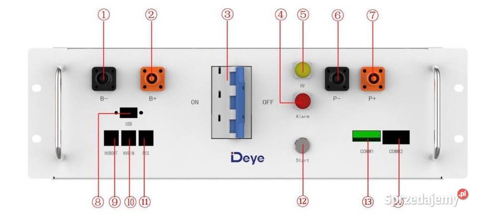Magazyn energii HV DEYE GEF60 6144 kWh LFP sprzedam