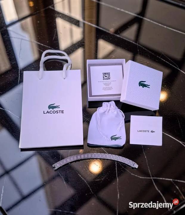 Bransoletka Lacoste srebrna Metropole / Lacoste Bracelet