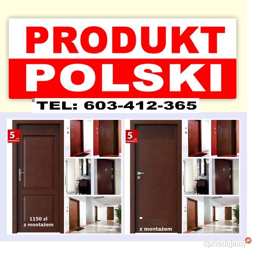 Drzwi zewnętrzne z MONTAŻ EM wejściowe bloki świętokrzyskie Starachowice