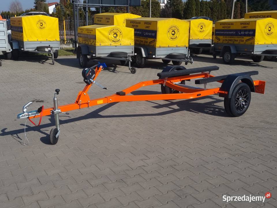 Przyczepa pod skuter Czerwona Led bez Lesznowola sprzedam