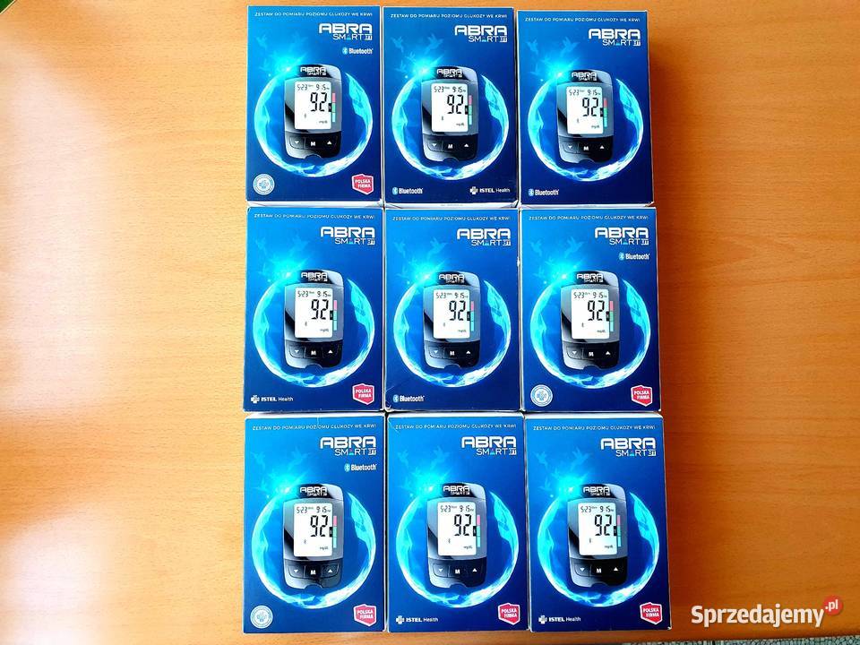 Glukometr ABRA Smart BT Bluetooth Całkiem Nowy Piotrków Trybunalski