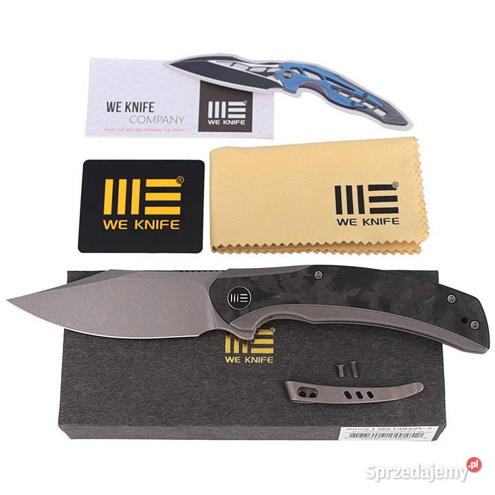Nóż składany WE Knife Snick Gray Titanium Marble Warszawa