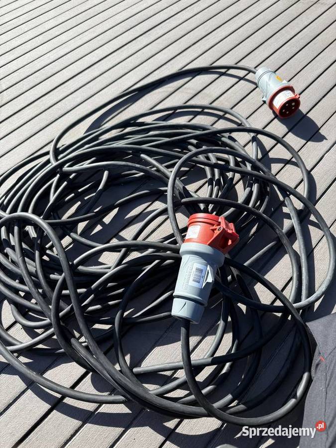 Kabel przedłużający IP44 25m czarny H07RNF 5G Recz