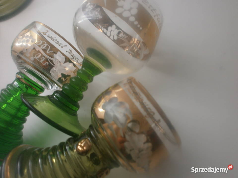 kieliszki 3 różne Zielona Góra