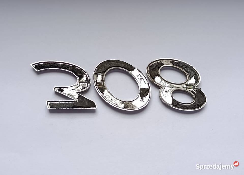 Napis emblemat Peugeot 308 Pozostałe Lipno